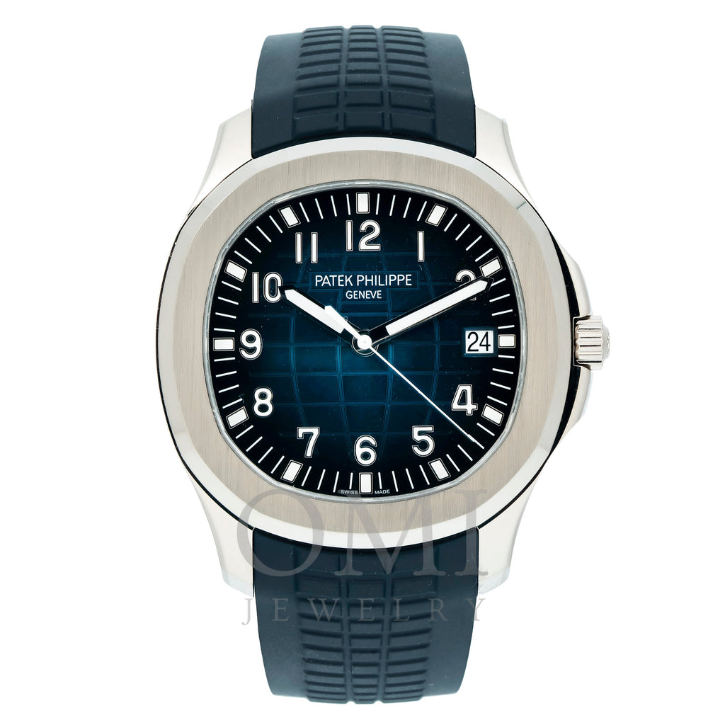 Patek+Philippe+Aquanaut+Blue+Men%27s+Watch+-+5168G-001 for sale online
