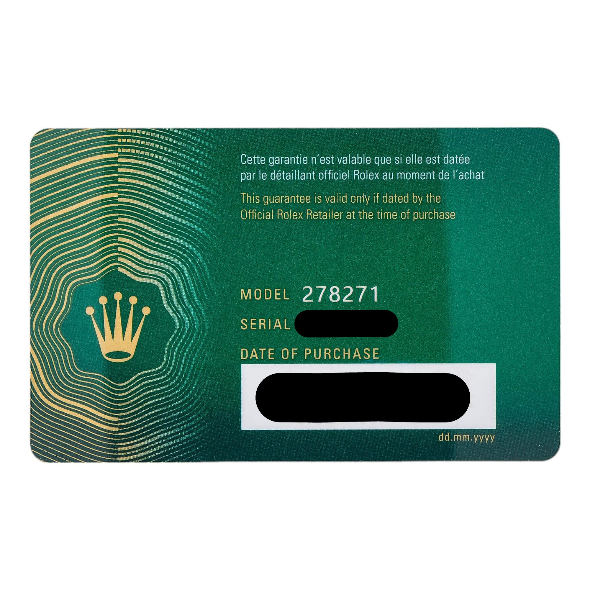 Rolex Datejust 31MM 278271 Silver Floral Diamond Dial Fluted Bezel Two Tone Rose Gold Jubilee Bracelet