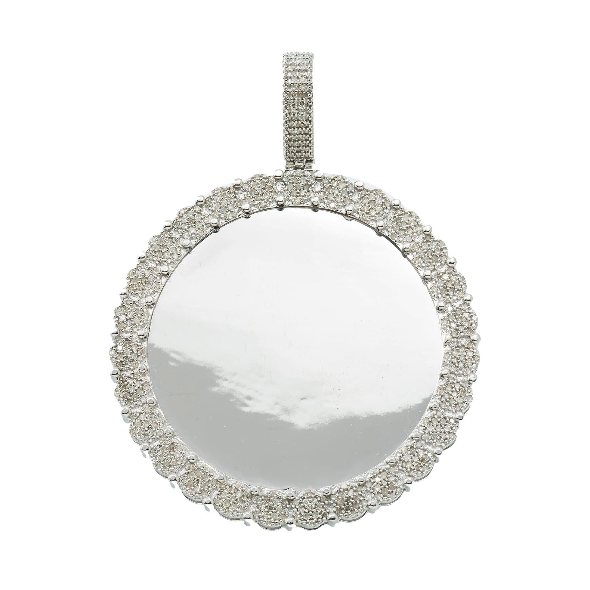 10K GOLD DIAMOND PICTURE PENDANT 1.19 CT