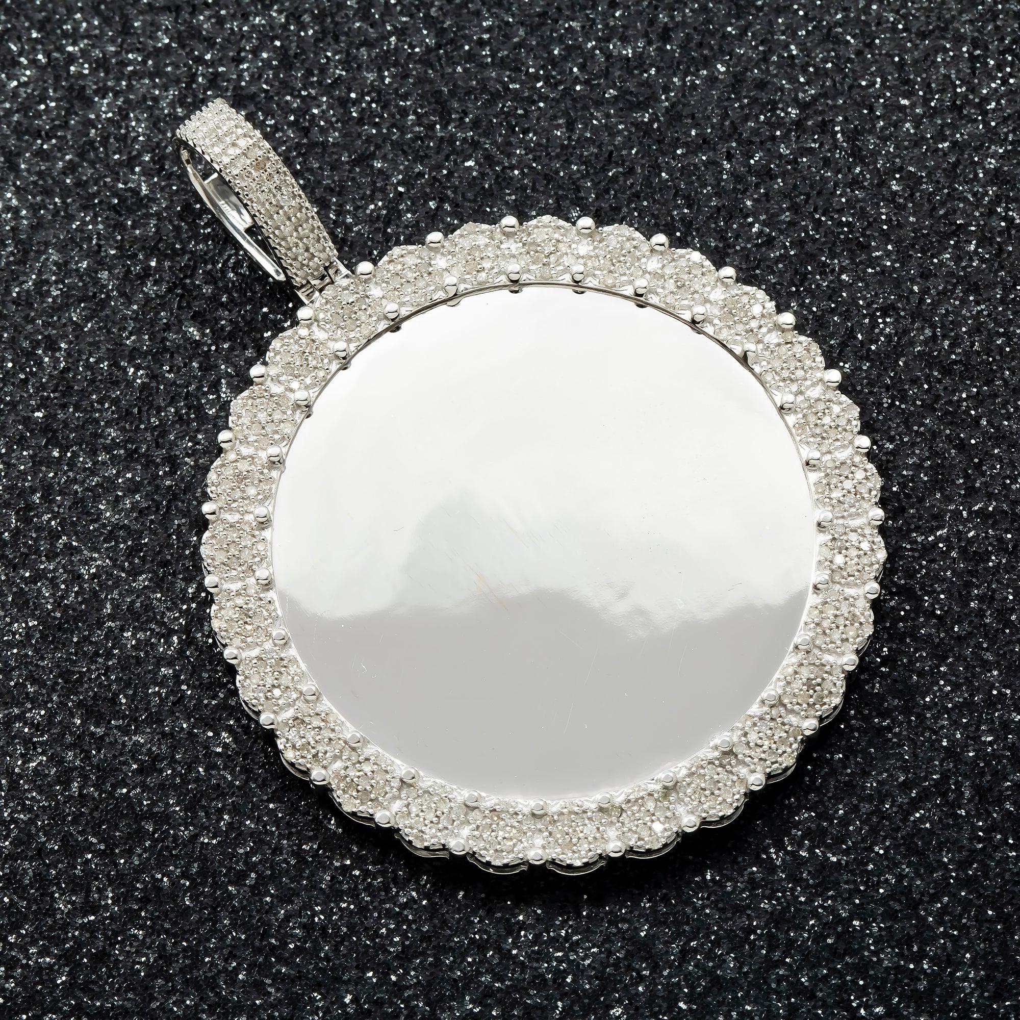 10K GOLD DIAMOND PICTURE PENDANT 1.19 CT