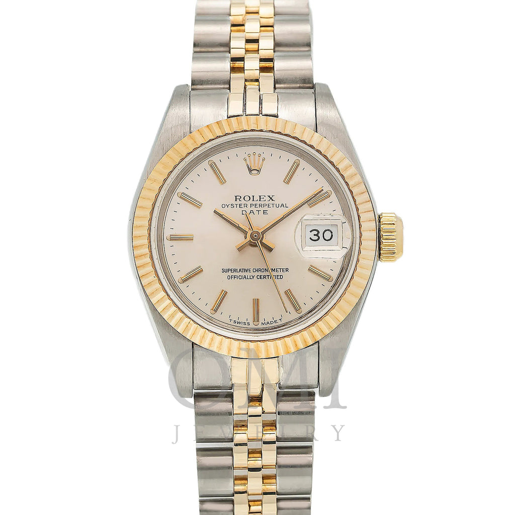 Rolex Datejust 79173 26MM Silver Dial With Two Tone Jubilee Bracelet