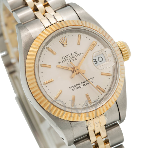 Rolex Datejust 79173 26MM Silver Dial With Two Tone Jubilee 