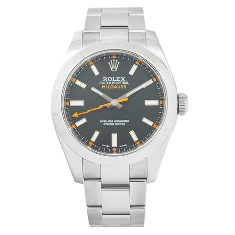 Rolex Oyster Perpetual Milgauss 116400 40MM Black Dial