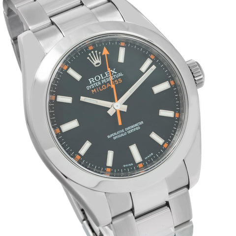 Rolex Oyster Perpetual Milgauss 116400 40MM Black Dial