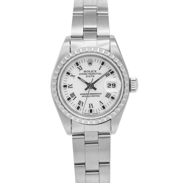 Rolex oyster perpetual deals datejust white face