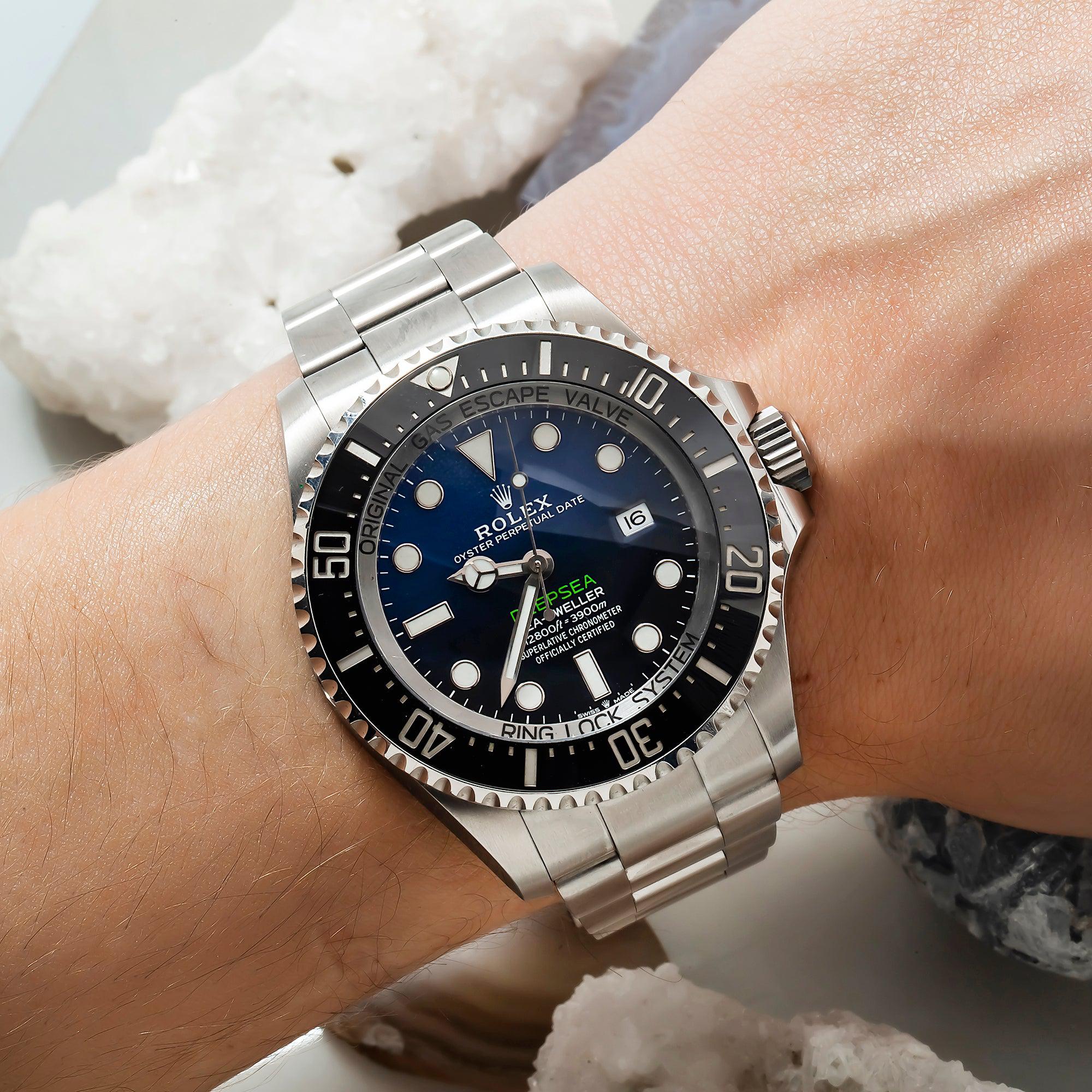 Rolex Sea-Dweller Deepsea 44MM 126660 James Cameron / D‑Blue Blue Gradient Dial Black Ceramic Bezel Stainless Steel Oyster Bracelet