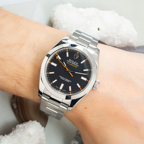 Rolex Oyster Perpetual Milgauss 116400 40MM Black Dial