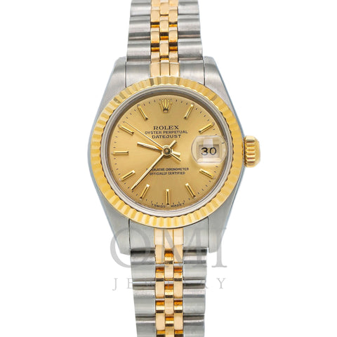 Rolex Datejust 6917 26MM Champagne Dial With Two Tone Jubilee Bracelet