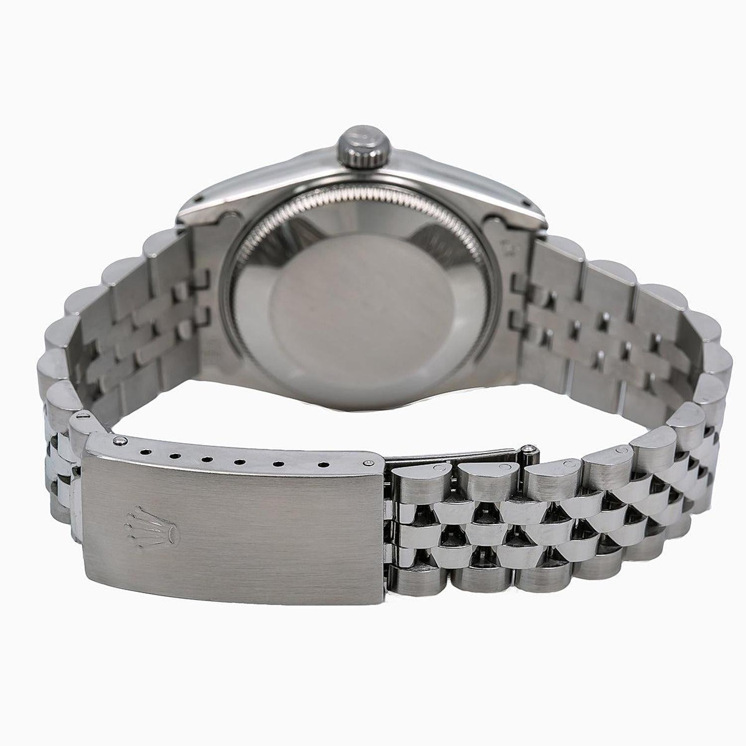 Rolex Datejust 31MM 78274 Silver Tapestry Dial Fluted Bezel Stainless Steel Jubilee Bracelet