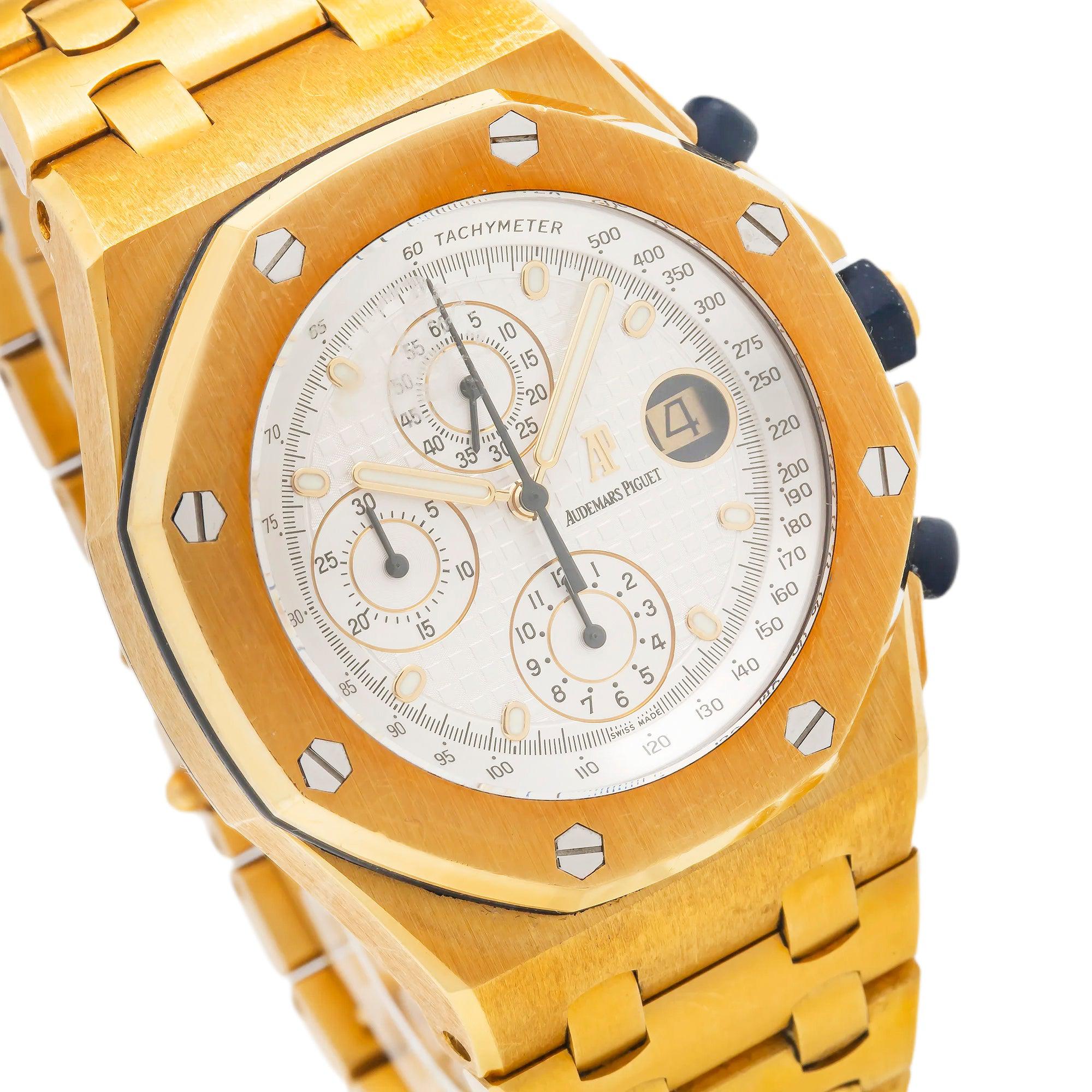 Audemars Piguet Royal Oak Offshore Chronograph 25721BA 42MM White Dial