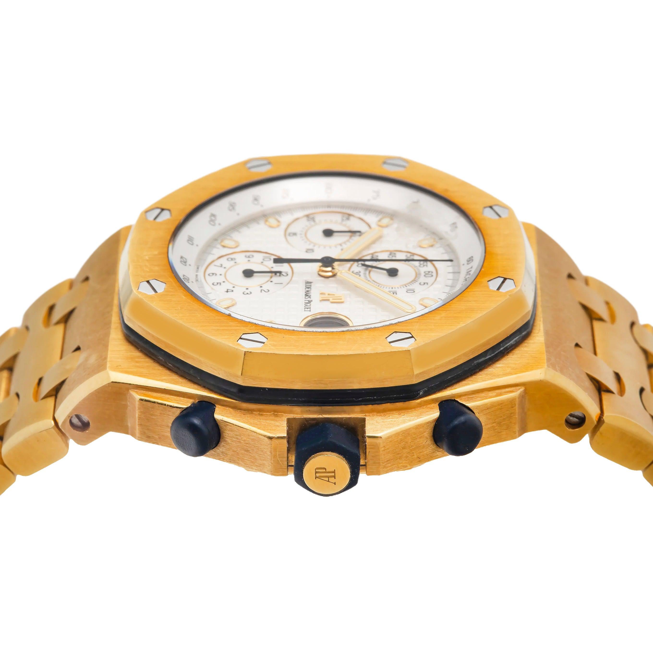 Audemars Piguet Royal Oak Offshore Chronograph 25721BA 42MM White Dial