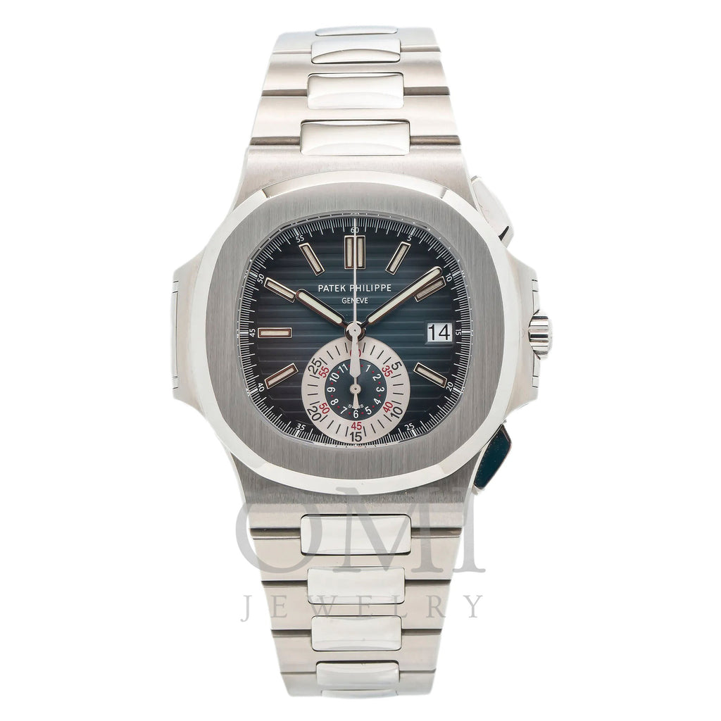 Patek Philippe Nautilus 5980/1A 44MM Blue Dial With Stainless Steel Bracelet