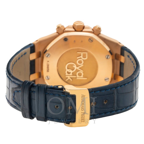 Audemars Piguet Royal Oak Chronograph 26331OR 41MM Blue Dial With Leather Bracelet