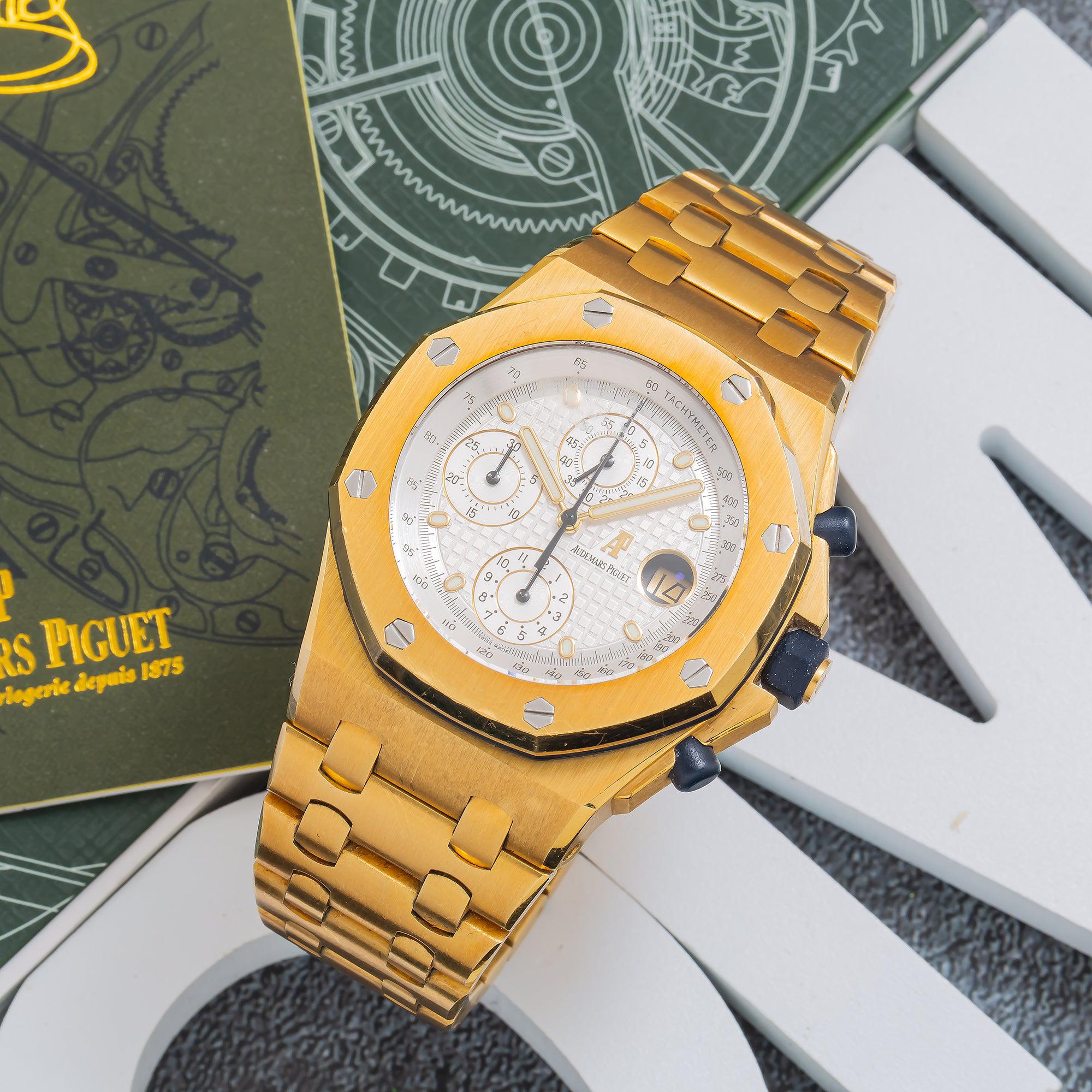 Audemars Piguet Royal Oak Offshore Chronograph 25721BA 42MM White Dial