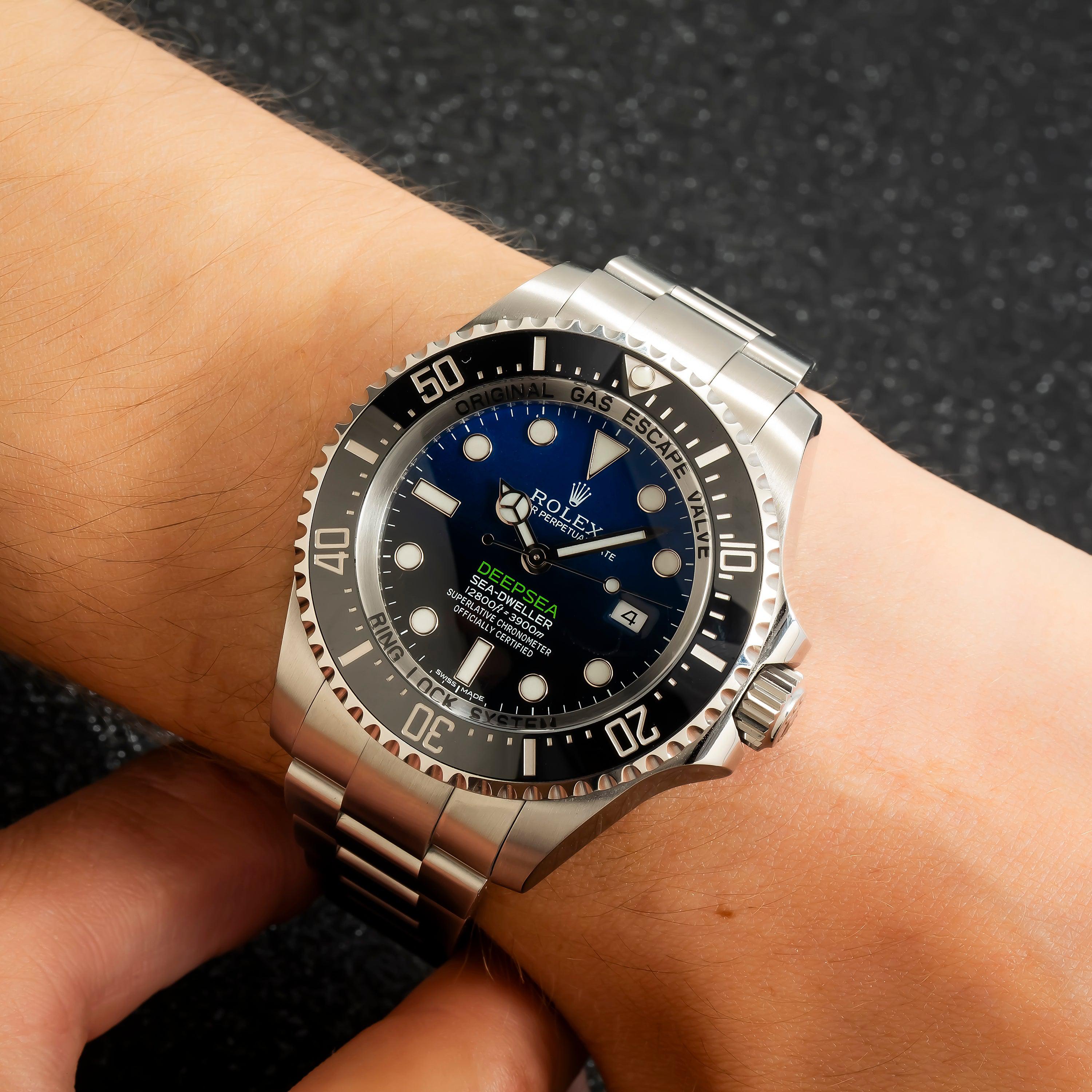 Rolex Sea-Dweller Deepsea 44MM 116660 James Cameron / D‑Blue Blue Gradient Dial Black Ceramic Bezel Stainless Steel Oyster Bracelet