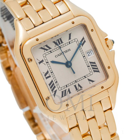 Cartier Panthère 887968 29MM Off-White Dial With Yellow Gold Bracelet