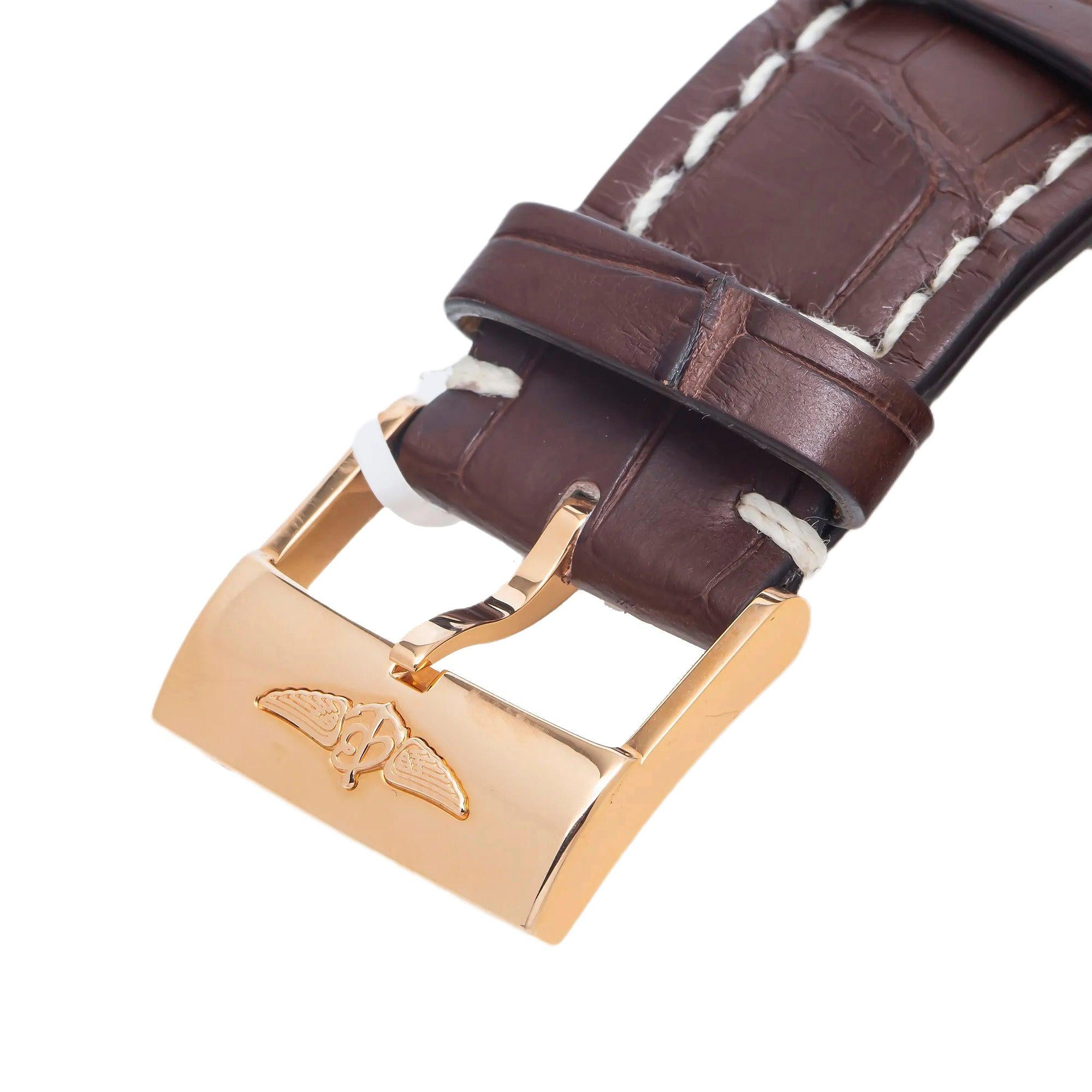 Buy Breitling Navitimer RB0127121G1P1 46MM Silver Dial With Brown