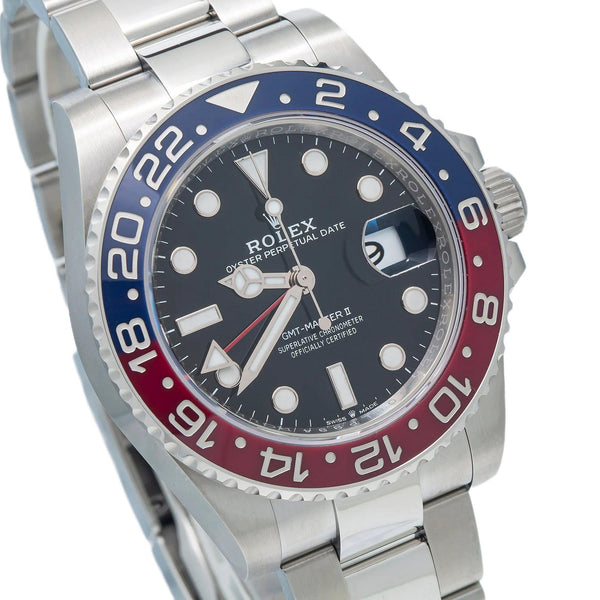 Buy Rolex GMT-Master II 40MM 126710BLRO Pepsi Black Dial Blue