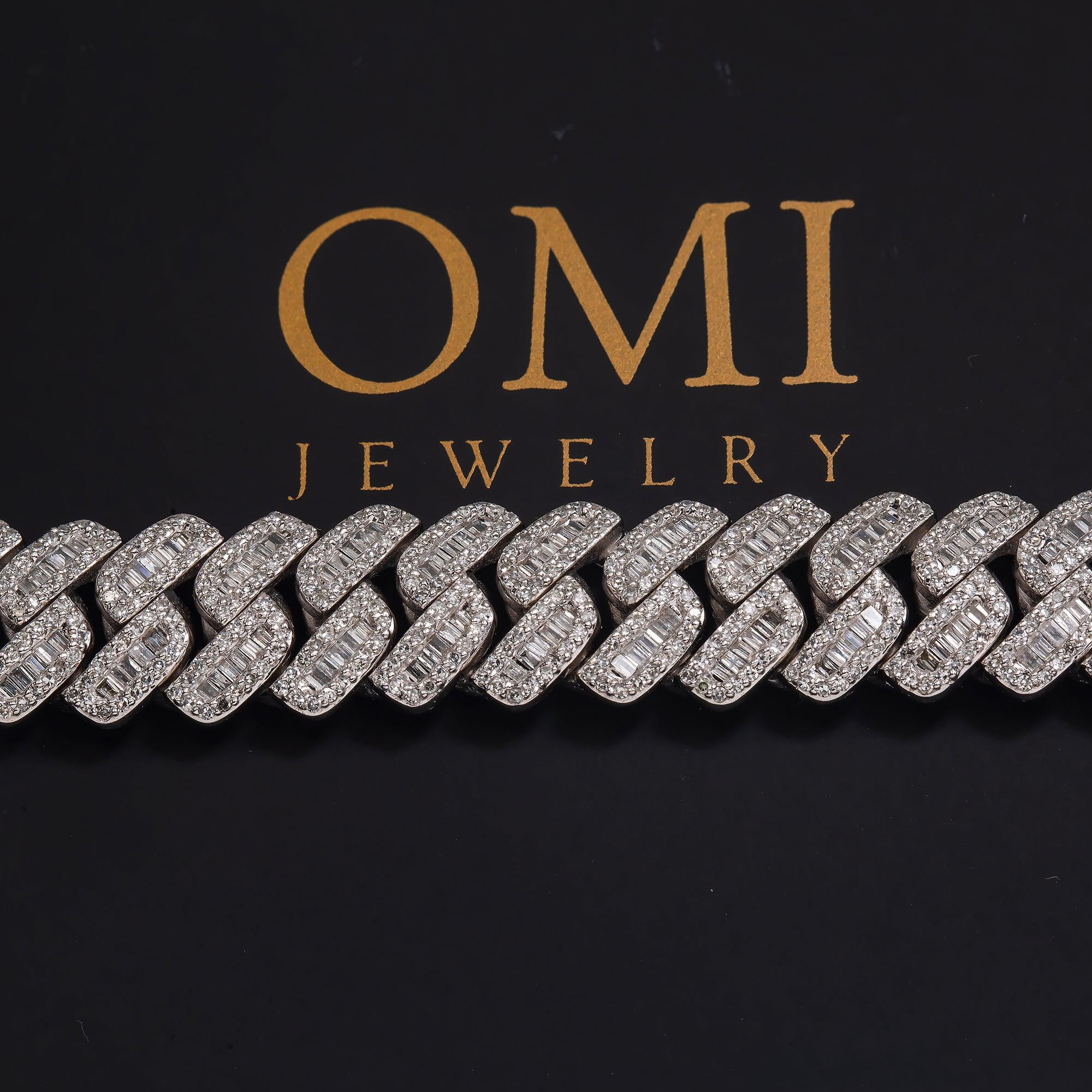 10K GOLD DIAMOND 17"/10MM  CUBAN LINK CHAIN 12.25 CT