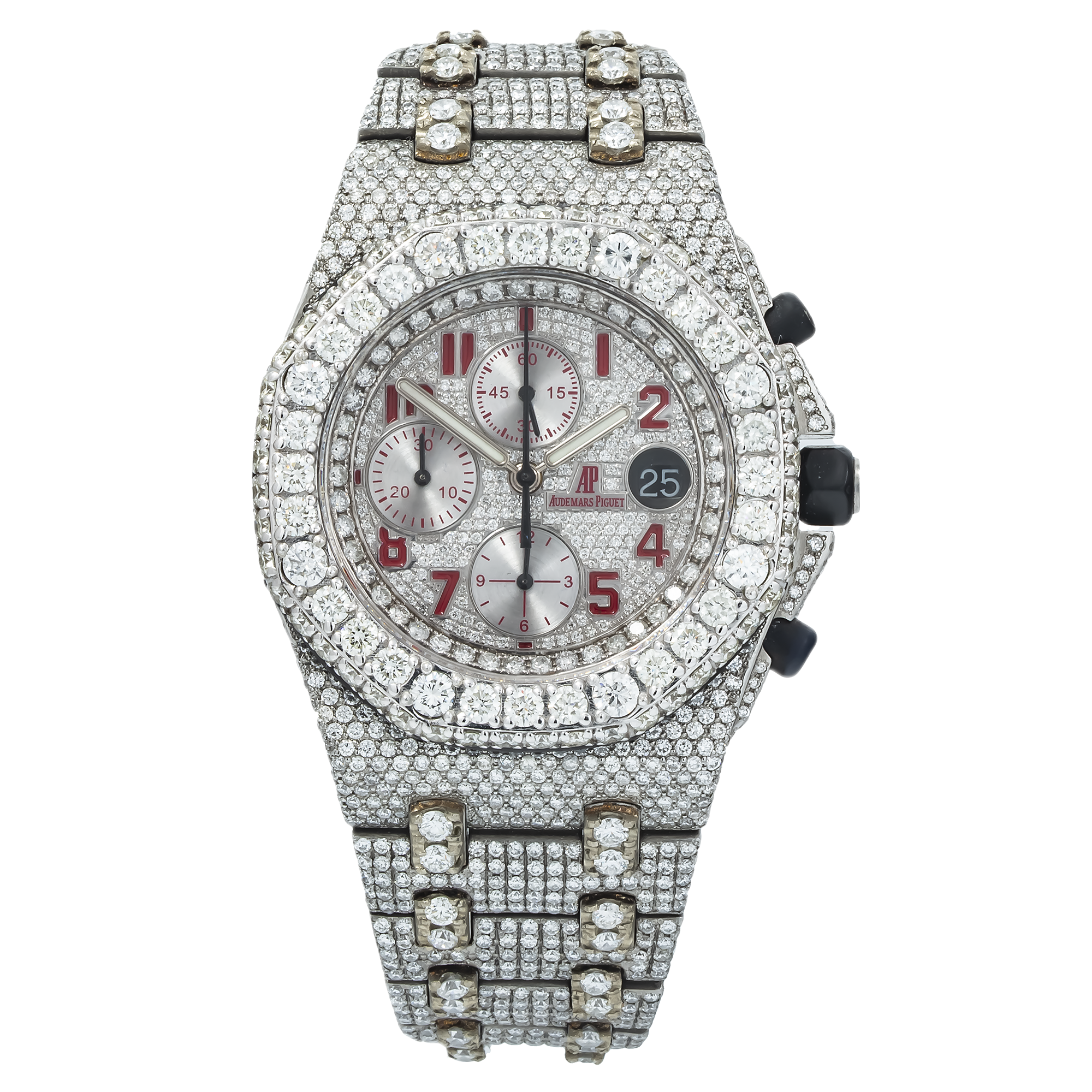 Oak Offshore Replica Iced Out Ap Watch Oak Chronograph Royal Oak