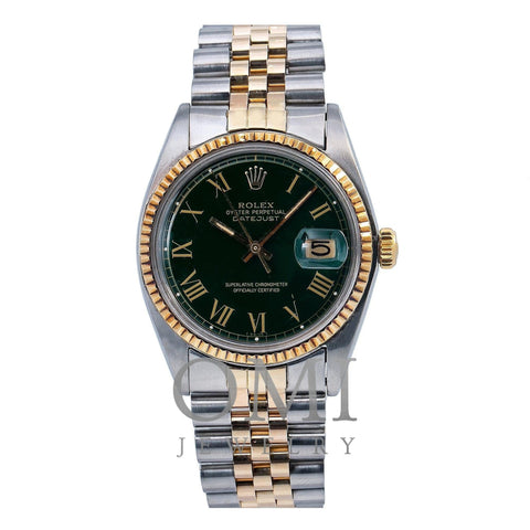Rolex Datejust 1601 36MM Green Dial With Two Tone Bracelet