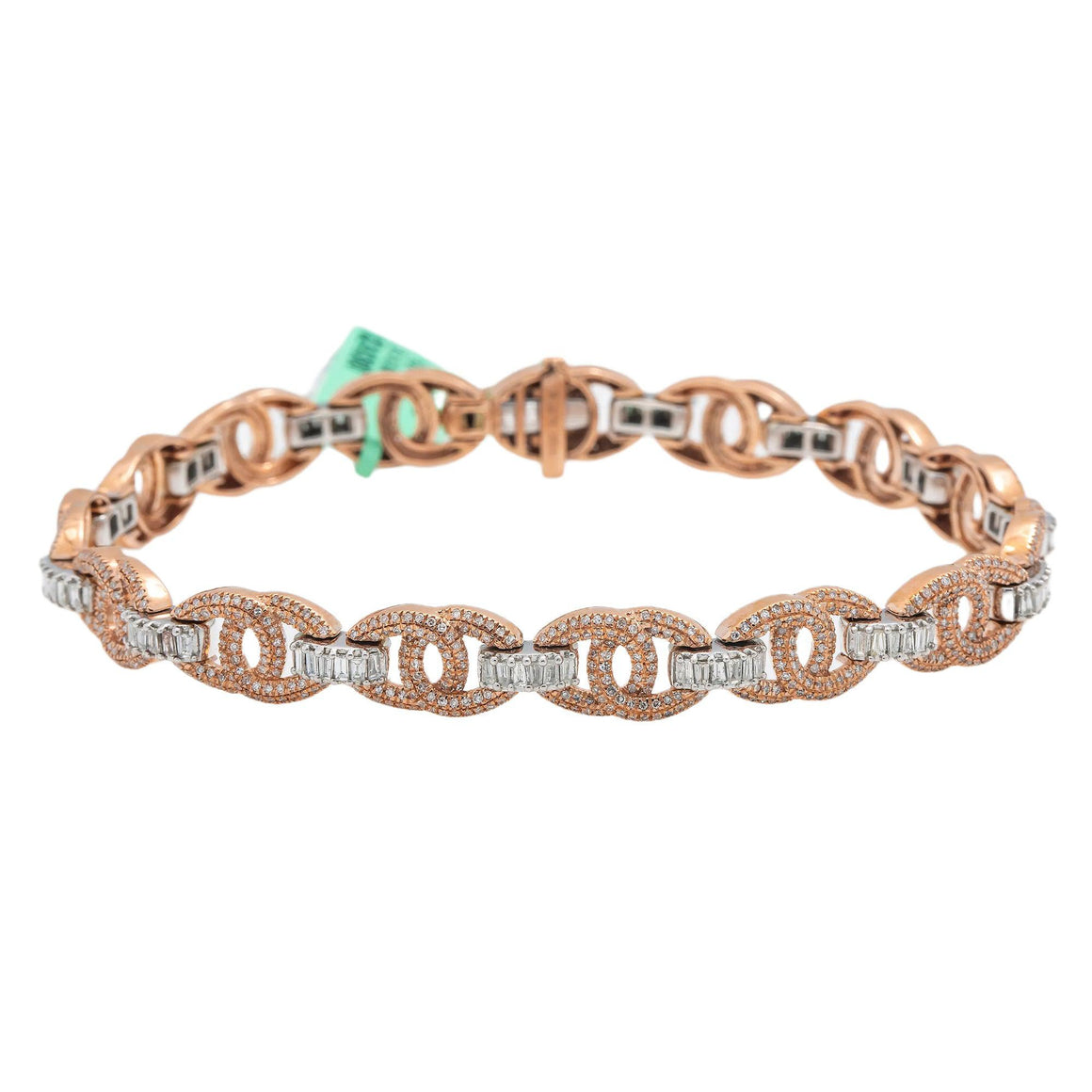 Men's Diamond Puff Chain Bracelets