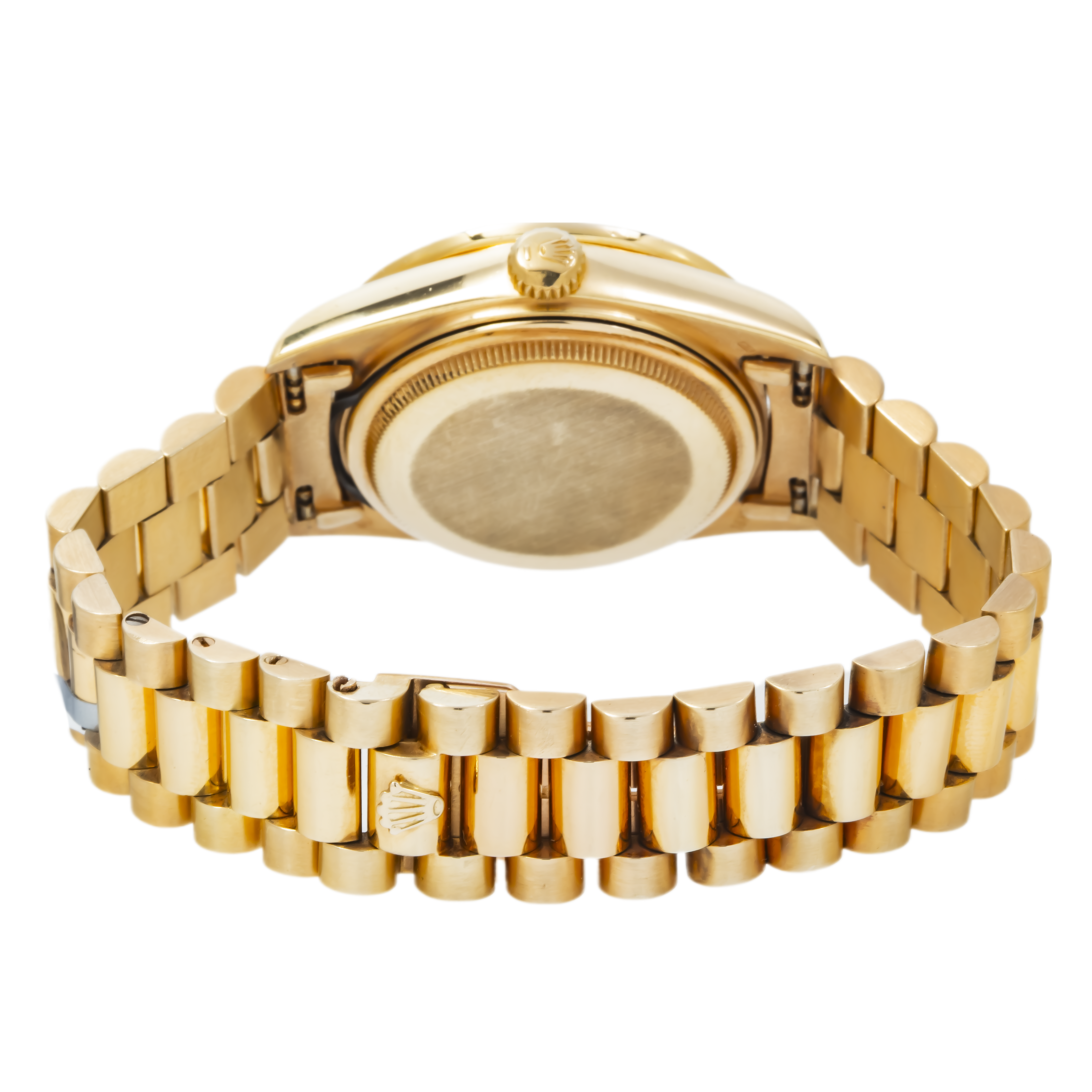 Rolex Day-Date 36MM 18038 Diamond Paved Dial Diamond Bezel 18K Yellow Gold President Bracelet