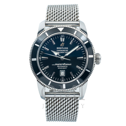 Breitling Superocean Heritage A17320 46MM Black Dial With Stainless Steel Bracelet