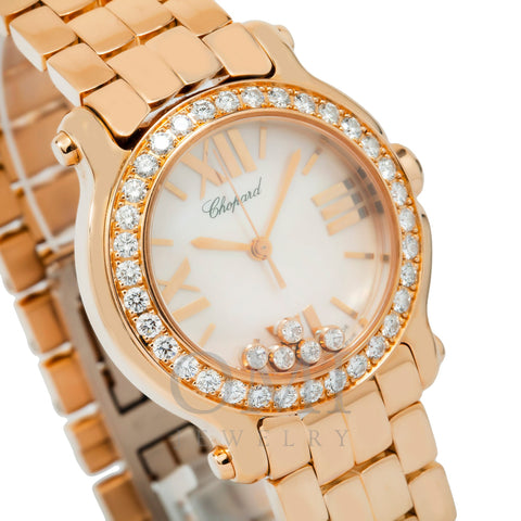 Chopard Happy Sport 274189-5007 30MM Mother Of Pearl Diamond Dial And Bezel