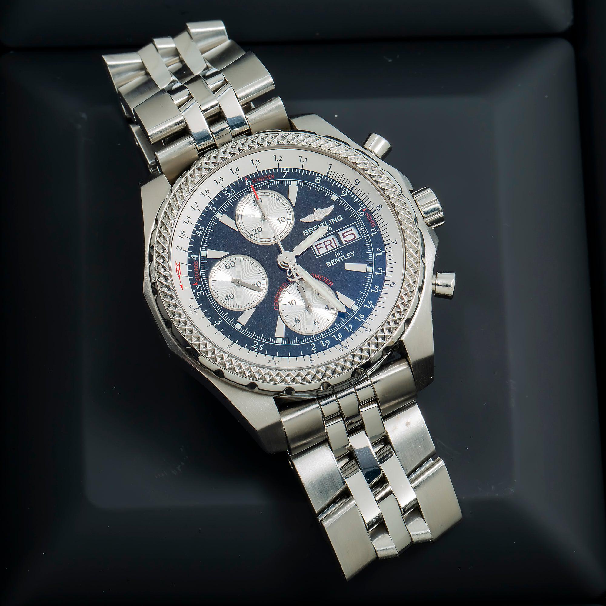 Breitling Bentley GT Chronograph A13363 44MM Blue Dial