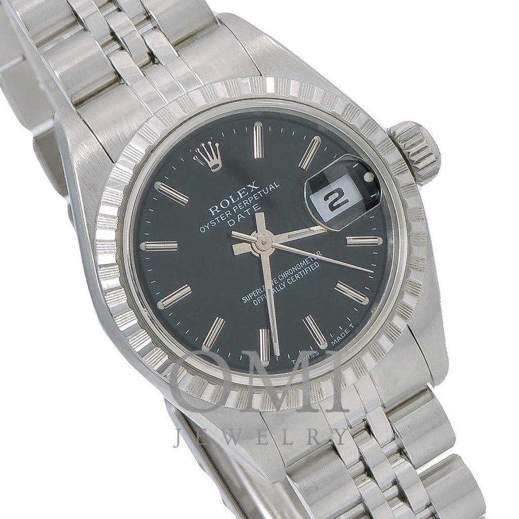 Auction Winner: Rolex Oyster Perpetual Date 69240 26MM Black Dial