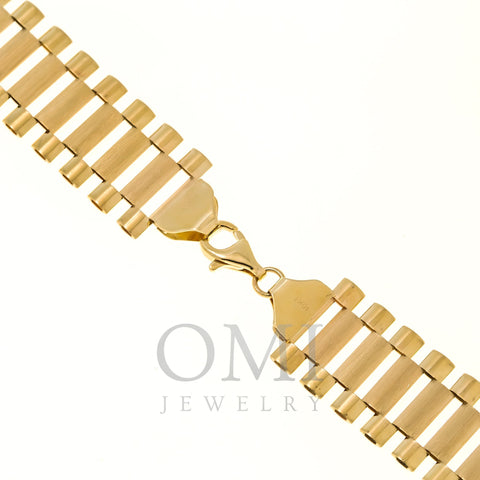 10K GOLD SOLID PRESIDENTIAL LINK CHAIN