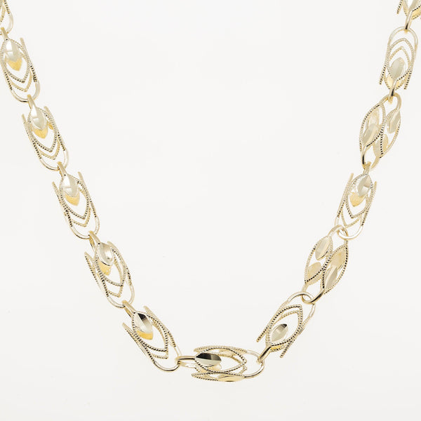 14K GOLD 7.58MM TURKISH LINK CHAIN