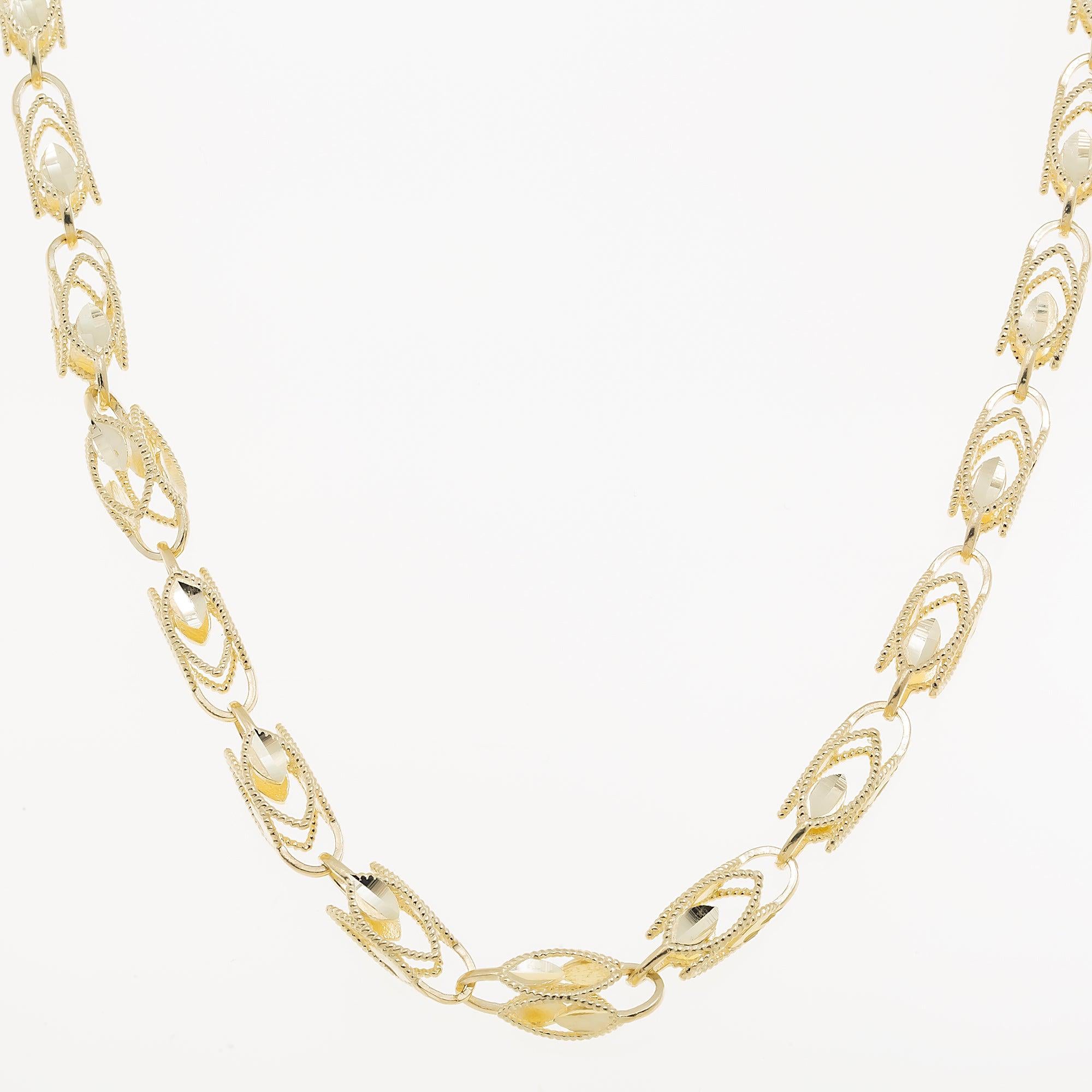 14K GOLD 6.31MM TURKISH LINK CHAIN