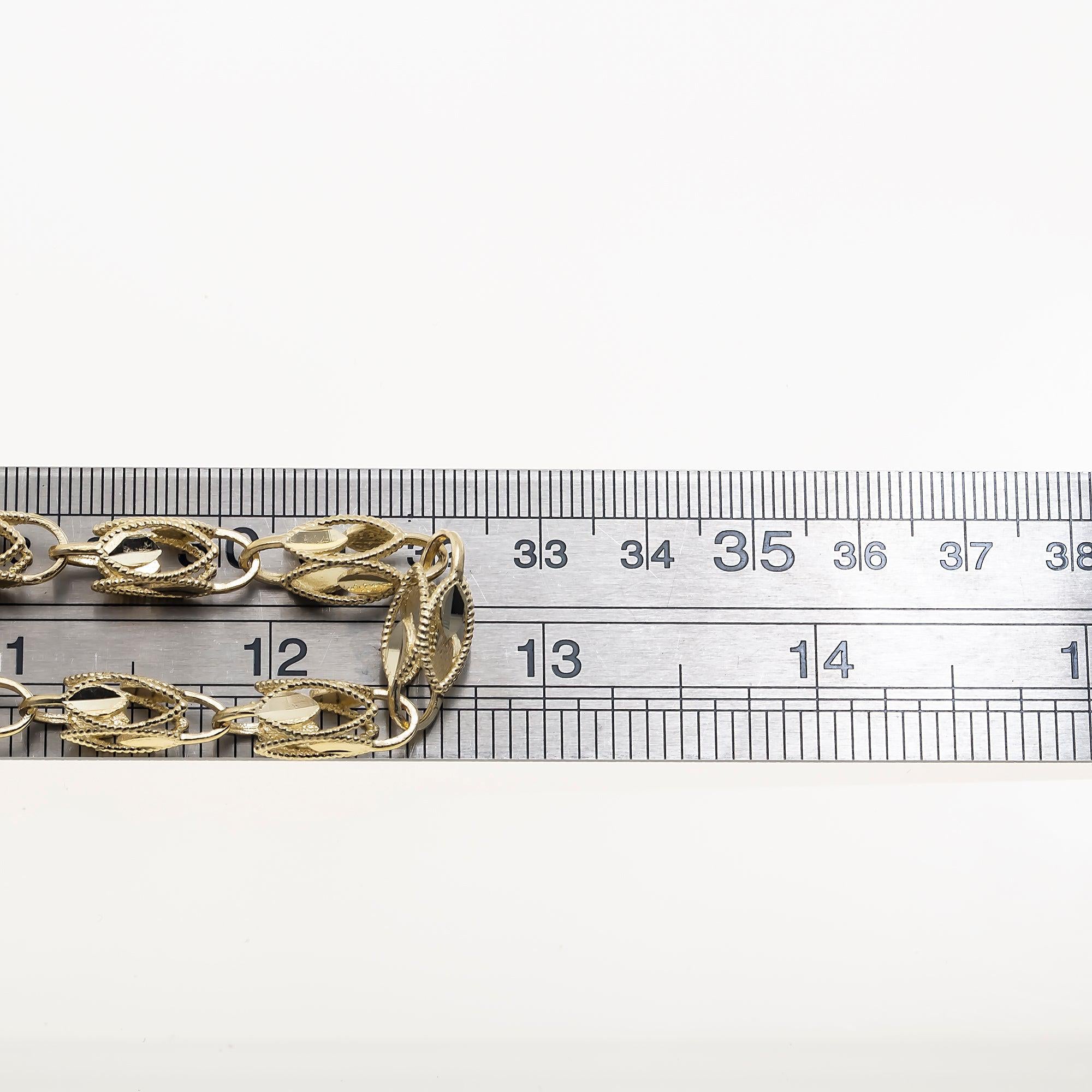 14K GOLD 6.31MM TURKISH LINK CHAIN