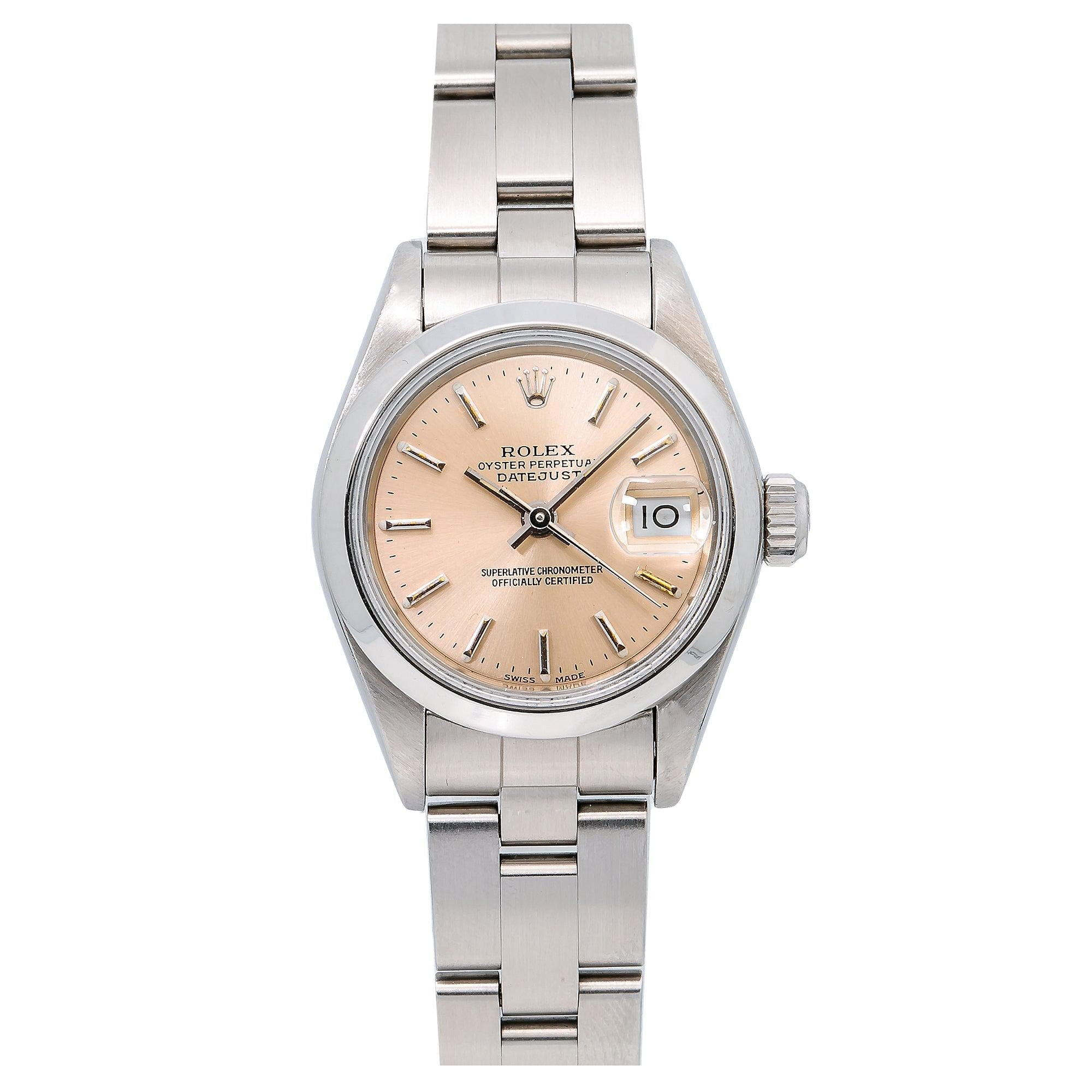 Rolex Datejust 26MM 6916 Sundust Dial Smooth Bezel Stainless Steel Oyster Bracelet
