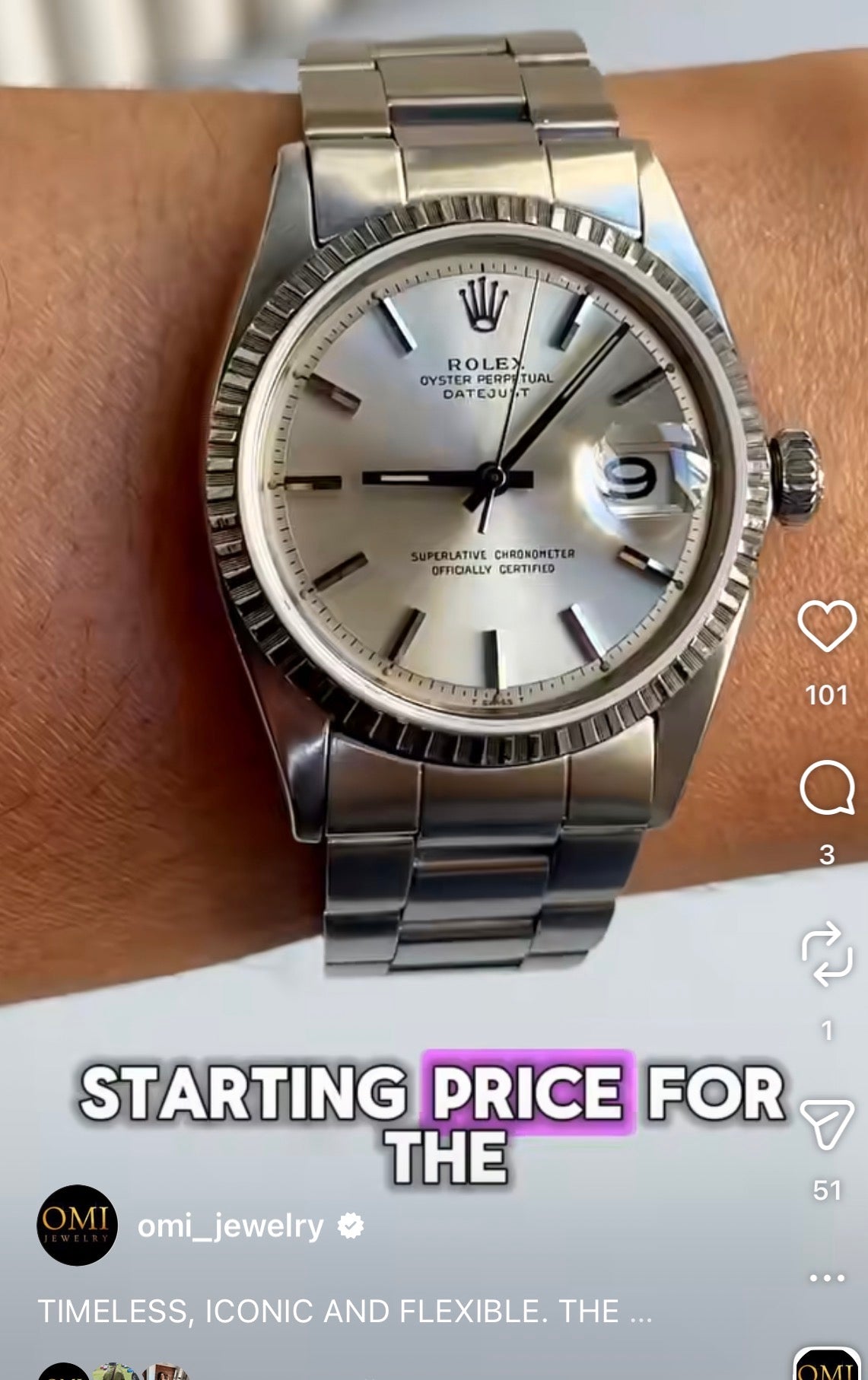 Rolex 36mm oyster band