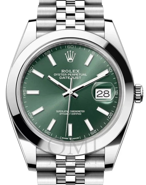 Rolex  Datejust 126300 - 41MM Watch Stainless Steel Jubilee Bracelet and Domed Bezel
