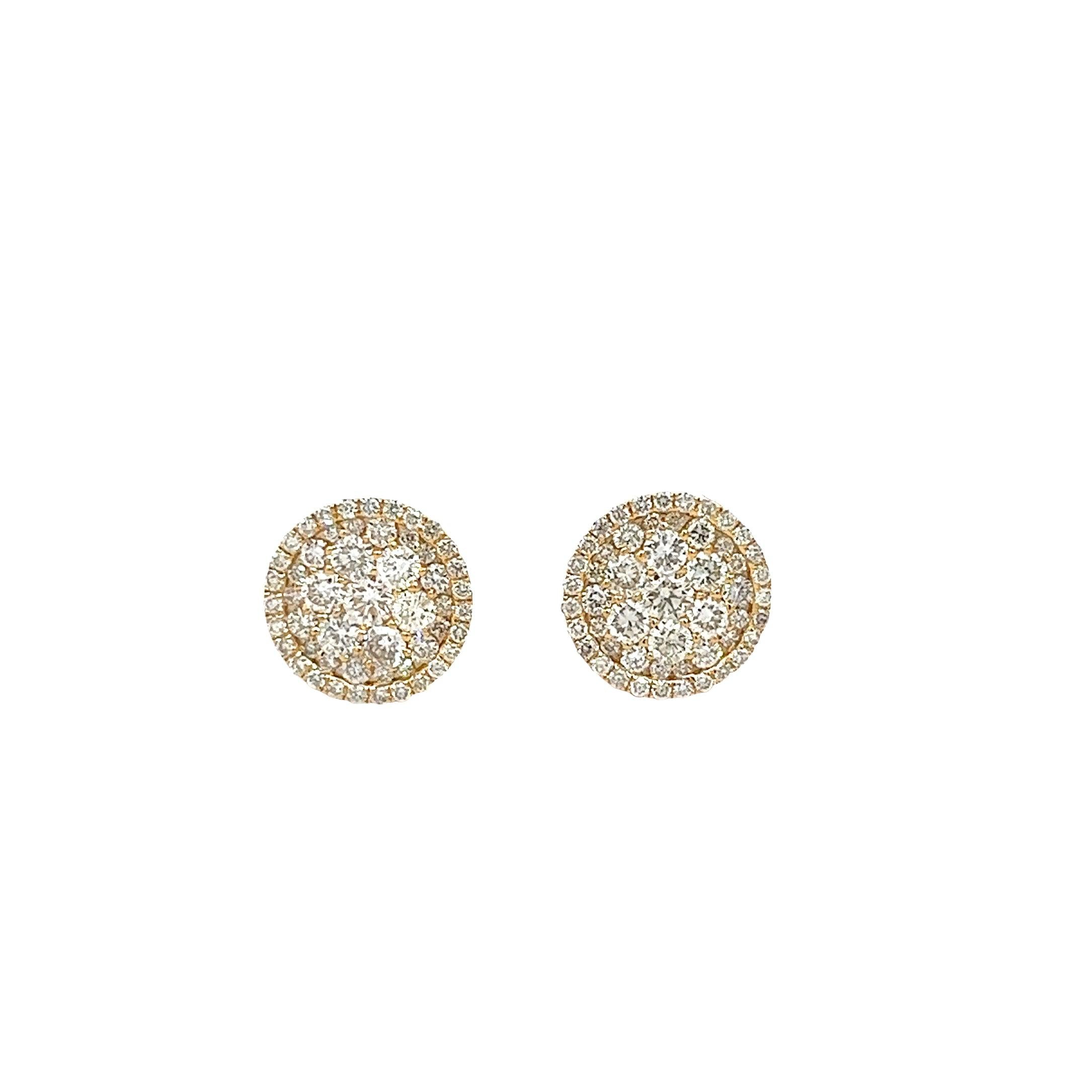 $14,990.00 14KY 2.00CTW DIAMOND ROUND CLUSTER EARRINGS - SINGLE ROW BORDERCL2423Y $14,990.00 14KY 2.00CTW DIAMOND ROUND CLUSTER EARRINGS - SINGLE ROW BORDER__2024-04-17-14-26-34.jpg