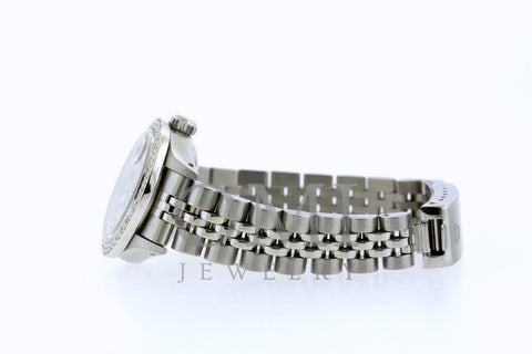Rolex Datejust 26MM Black Diamond Dial And Bezel With Jubilee Bracelet 1.20 CT
