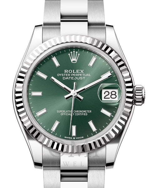 Rolex Oyster Datejust 278274 31MM Stainless Steel Watch With Fluted Bezel