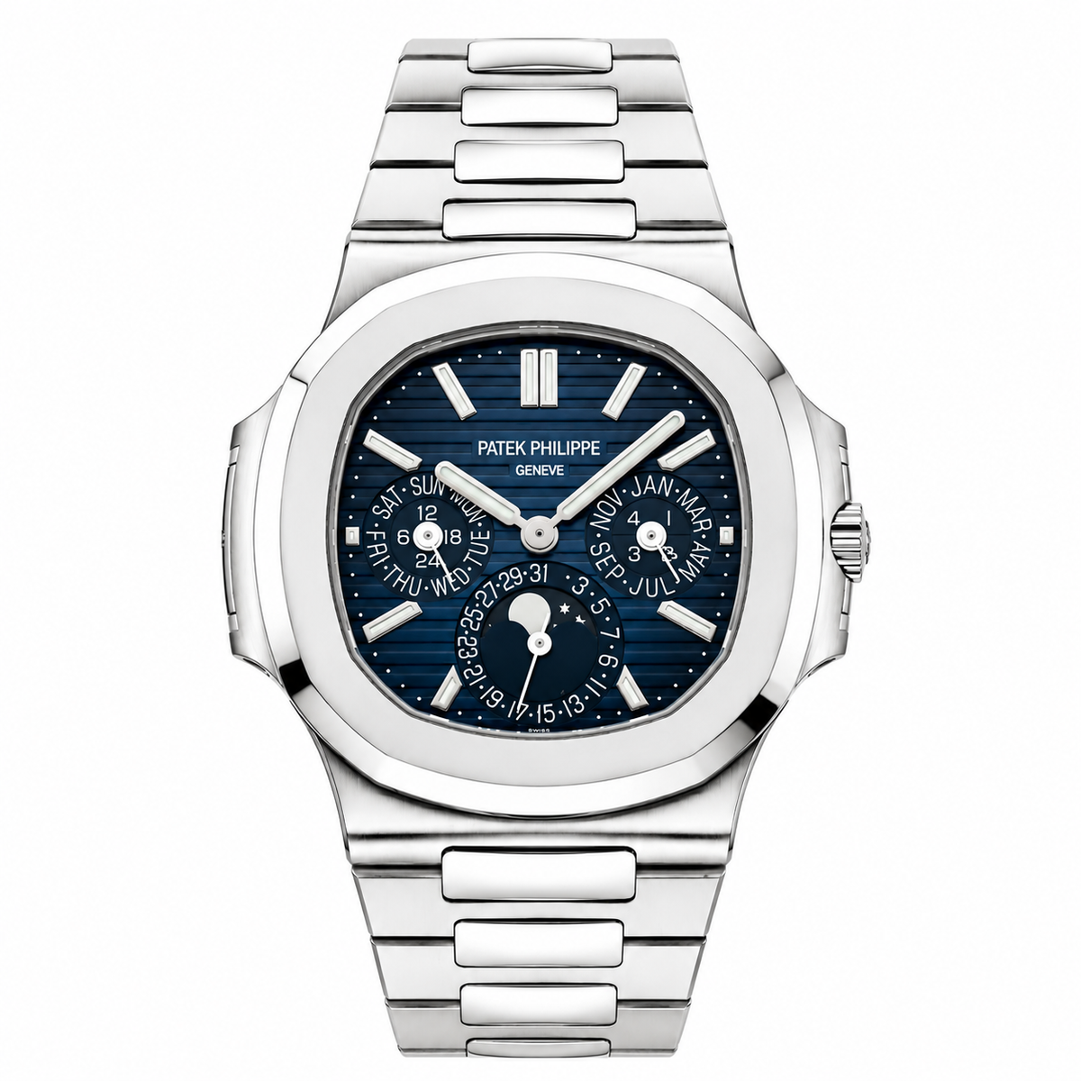 Patek Philippe Nautilus 40.5MM 5726/1A-014 Blue Dial Stainless Steel Bezel Stainless Steel Bracelet