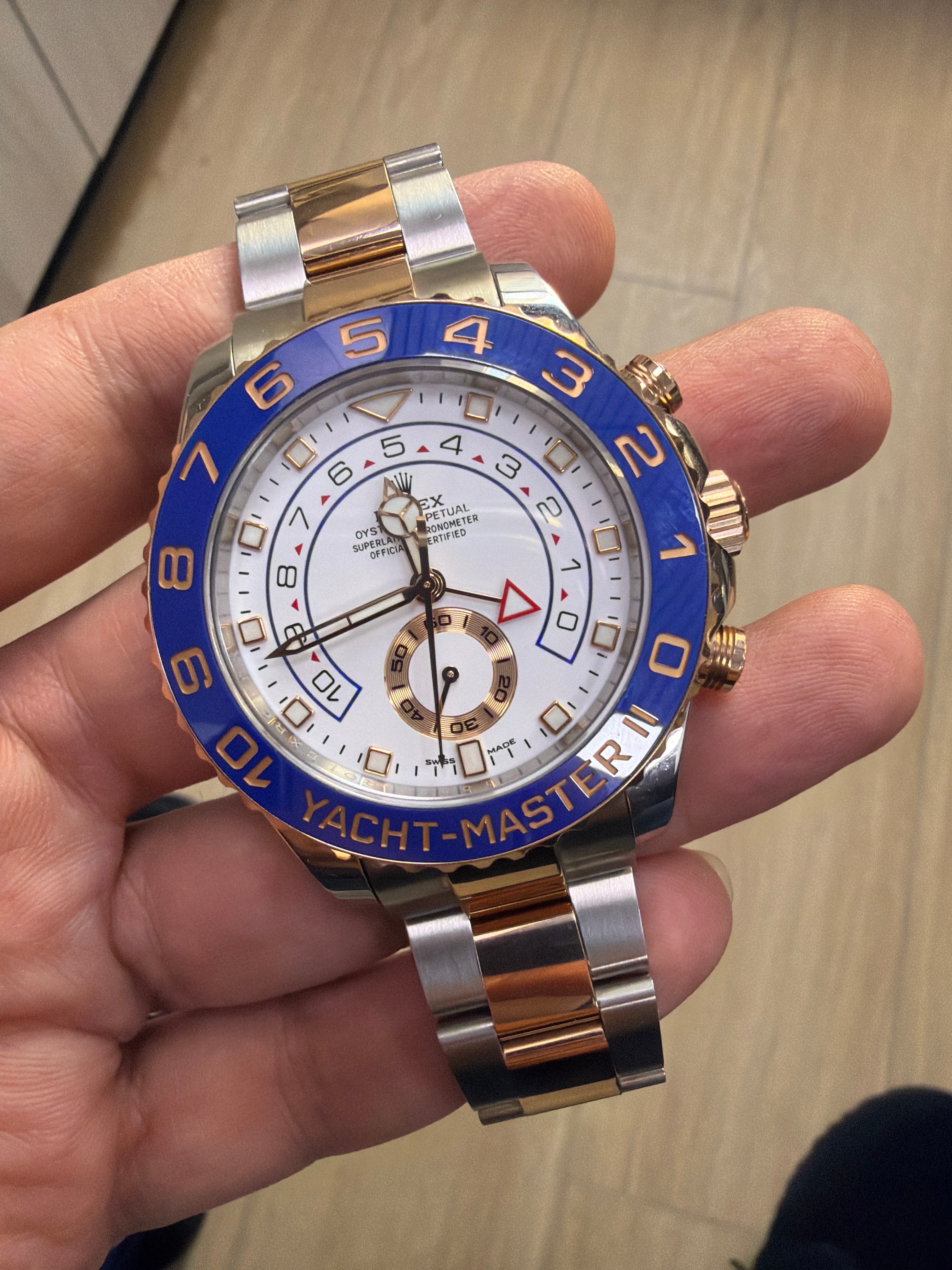 Yacht master 2two tone