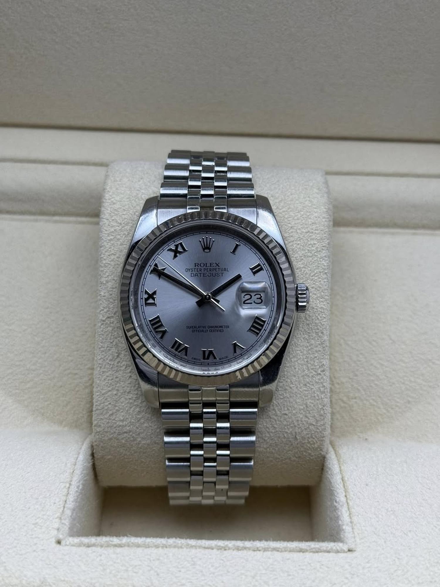 PPL AD - Rolex 116234 Roman Rhodium Dial Box & Card 2012