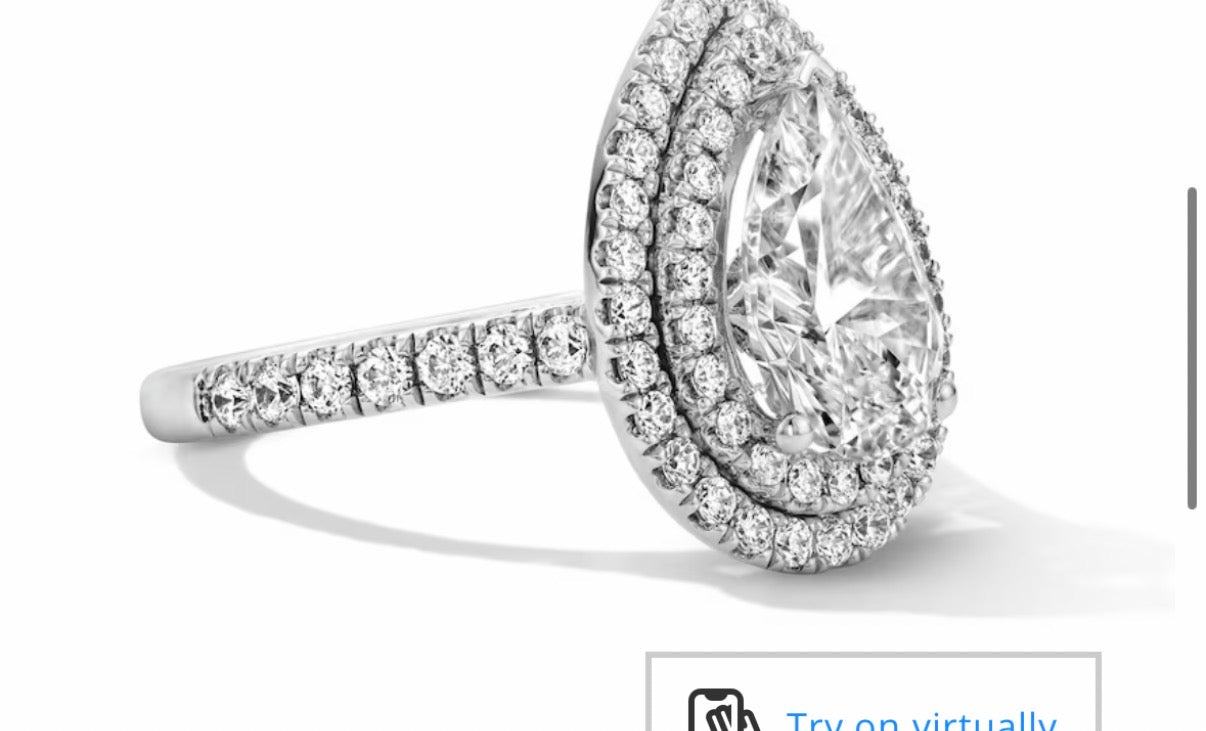 3ct total lab diamonds ring total $3045 deposit $200 size 7
