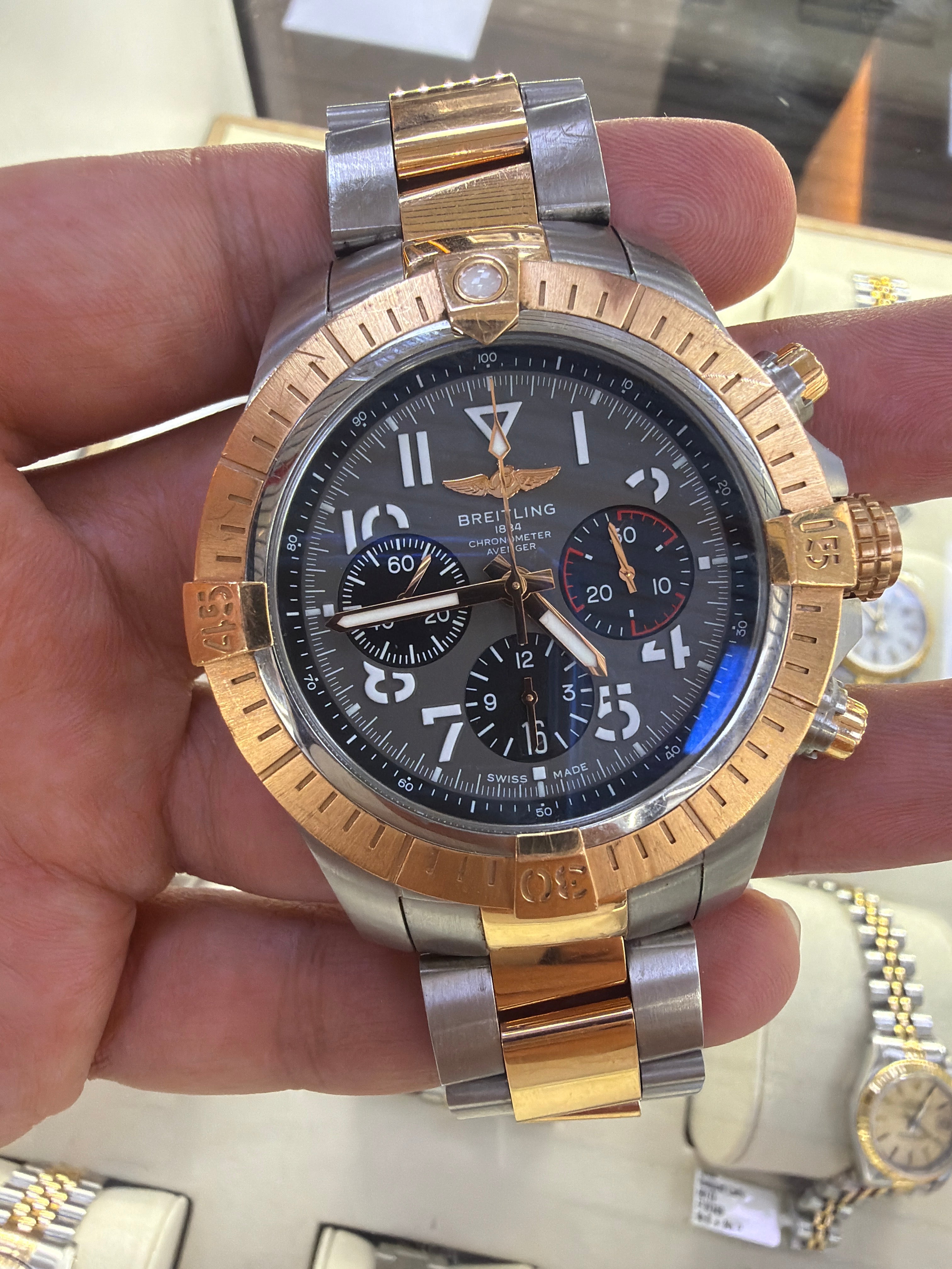 UB0182 two tone Breitling first payment
