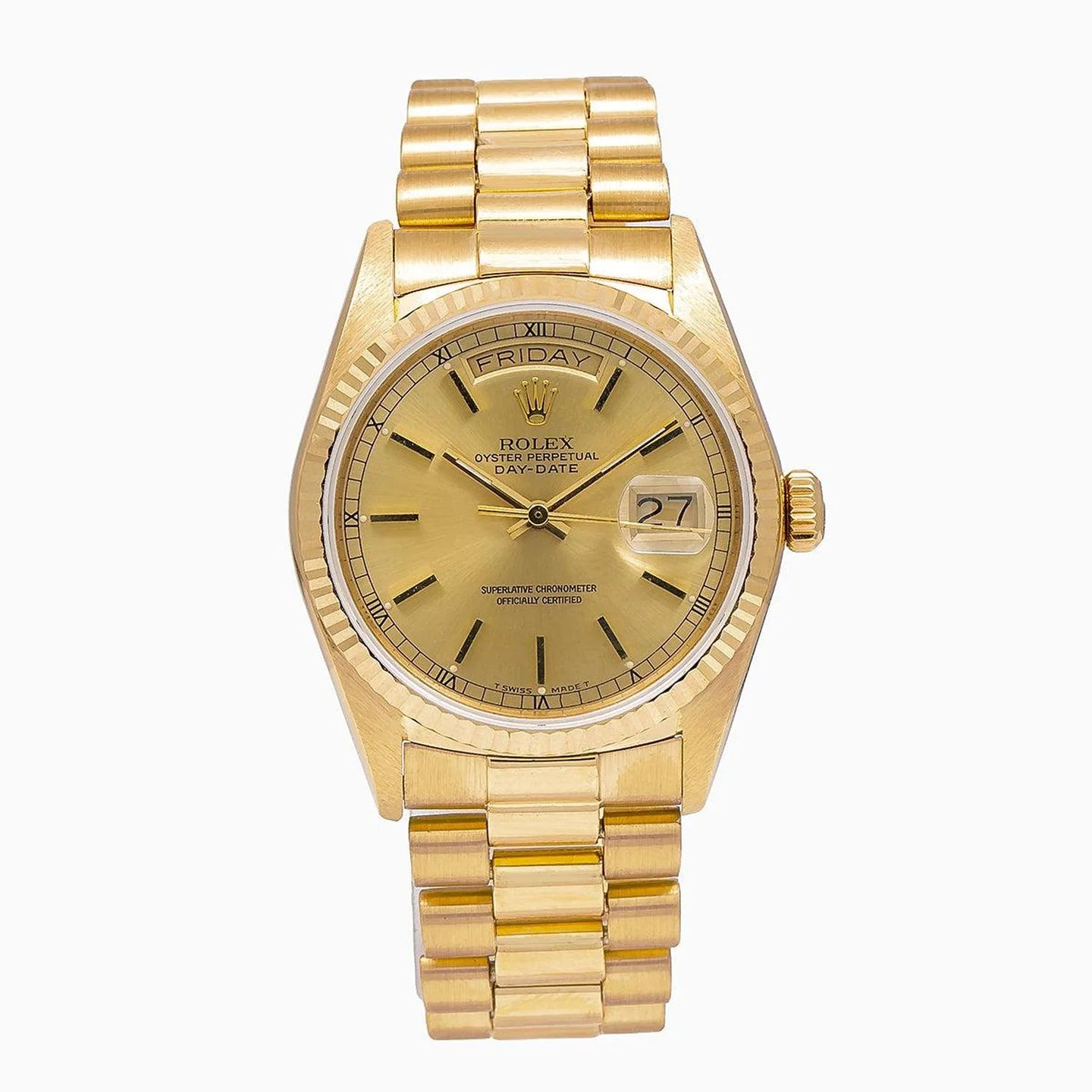 Rolex 36mm yellow gold presidential 1803