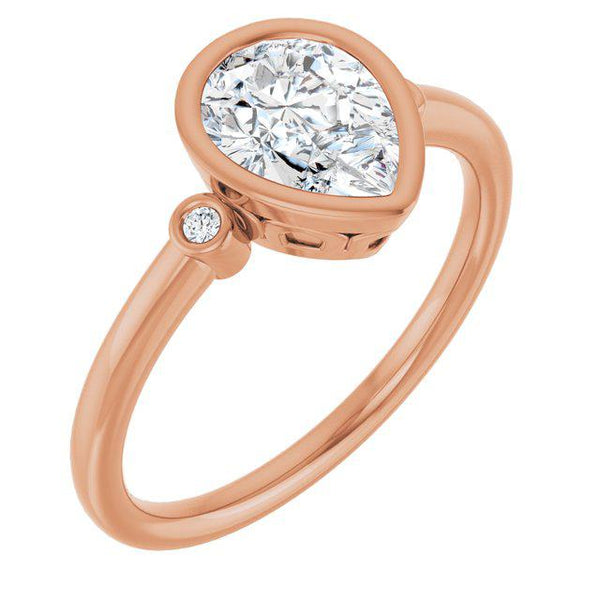 14K Rose Ring Mounting