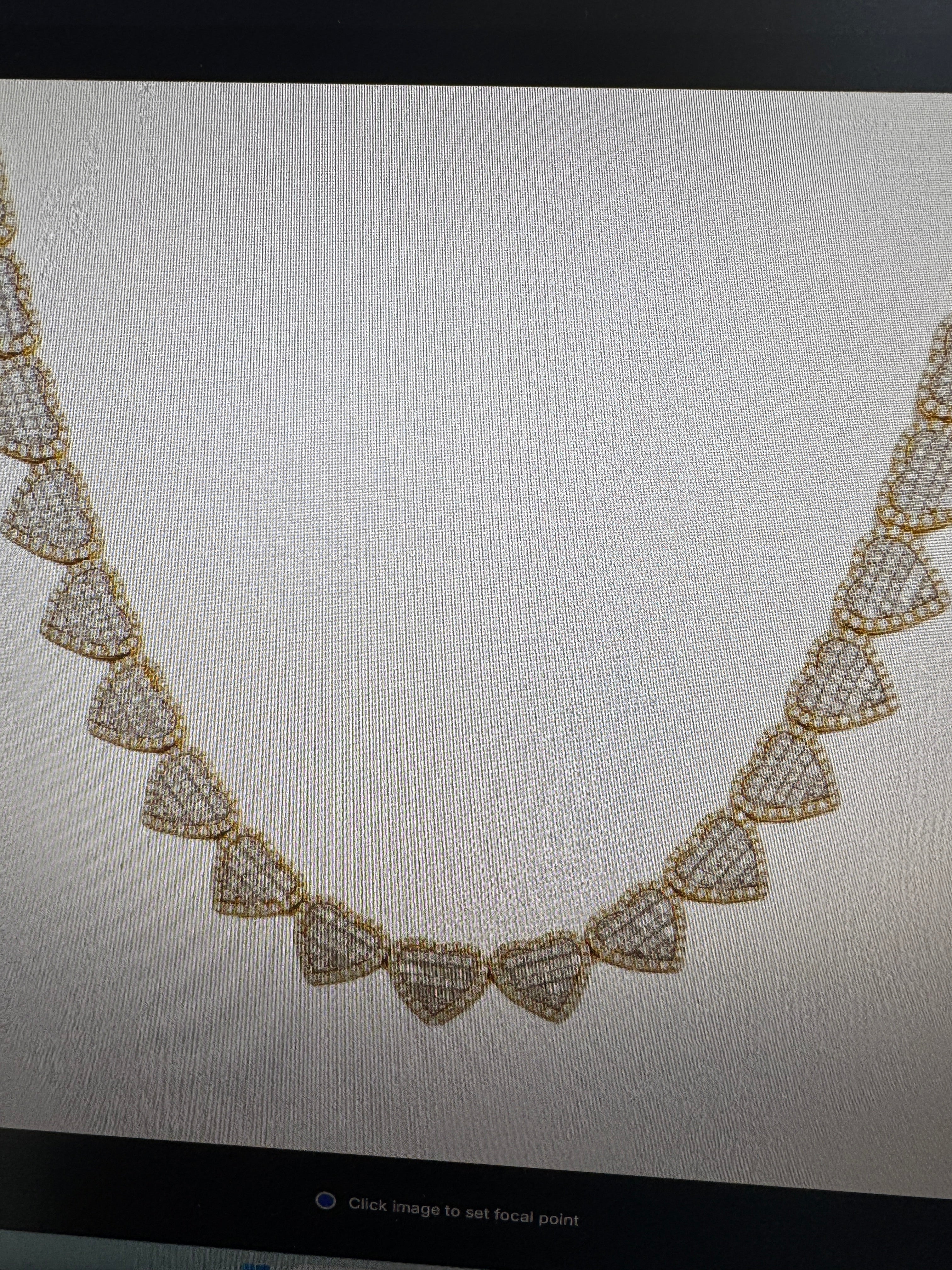Final payment  for heart baguette chain