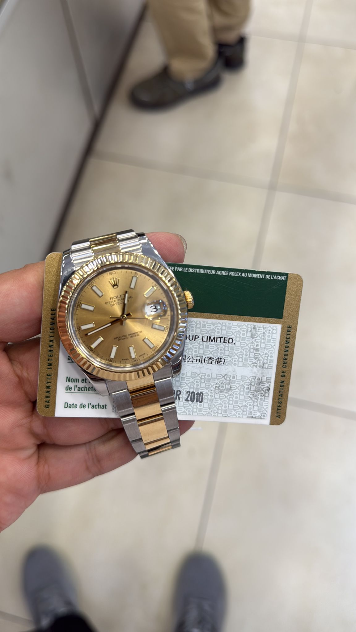 Two tone Rolex